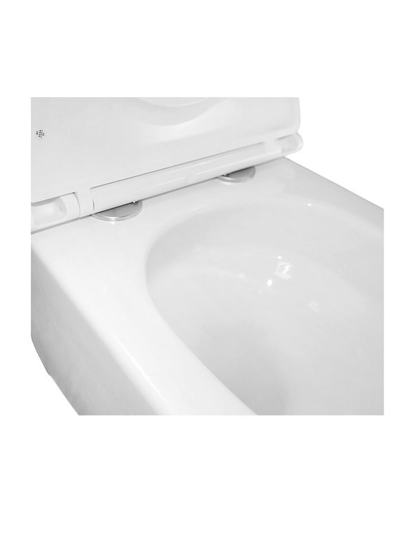 Унитаз подвесной AZARIO Terso AZ-092E-UQ3 глянцевый белый