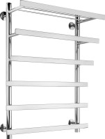 Полотенцесушитель водяной Secado Понтида 7 СП 80x60 см, хром, лесенка, с полкой