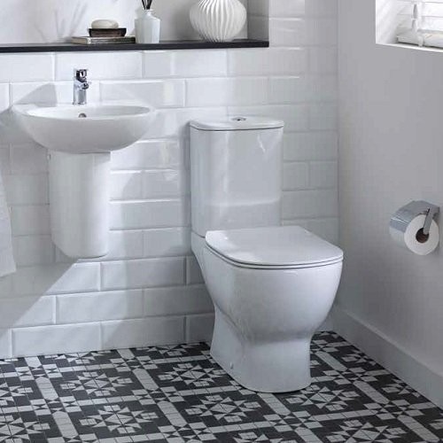 Унитаз-компакт напольный Ideal Standard Tesi AquaBlade T008701 безободковый, с микролифтом