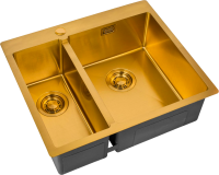 Мойка кухонная Zorg Light ZL R 590-2-510-R BRONZE R, бронза