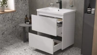 Мебель для ванной комнаты Velvex Klaufs 70.2Y белая, подвесная