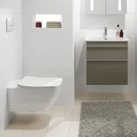 Унитаз подвесной Villeroy & Boch Venticello 4611RSR1 безободковый, Ceramicplus