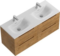 Мебель для ванной комнаты BelBagno Etna 120 для двоих, rovere nature, раковина BB-8099-120-2