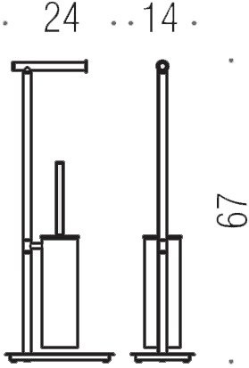 Стойка Colombo Design Square B9907.BM