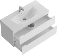 Мебель для ванной комнаты BelBagno Etna 100 bianco opaco, раковина BB-8099-120-2