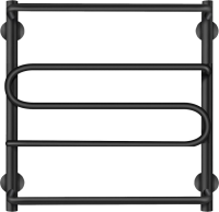 Полотенцесушитель водяной Secado Валенсия 2 60x55 см, матовый черный, лесенка