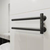 Полотенцесушитель электрический Маргроид Cook 1840-1049-9005R 19х40.5 R, черный матовый