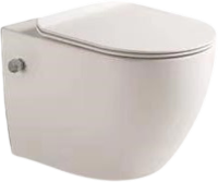 Унитаз подвесной SantiLine SL-5002SM-BD безободковый, с микролифтом