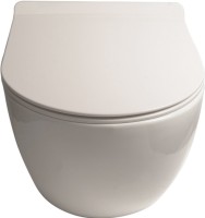 Унитаз подвесной SantiLine SL-5002SM-BD безободковый, с микролифтом
