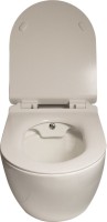 Унитаз подвесной SantiLine SL-5002SM-BD безободковый, с микролифтом
