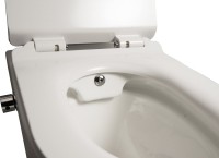 Унитаз подвесной SantiLine SL-5002SM-BD безободковый, с микролифтом