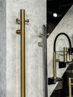 Полотенцесушитель электрический Boheme Uno 726-CR 150x12, chrome