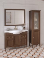 Мебель для ванной комнаты Caprigo Лион 105 3 дверцы, 2 ящика, орех античный