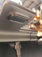 Термостатический смеситель AltroBagno Lamberto AltroBagnoLamberto0224GM для ванны с душем, оружейная сталь