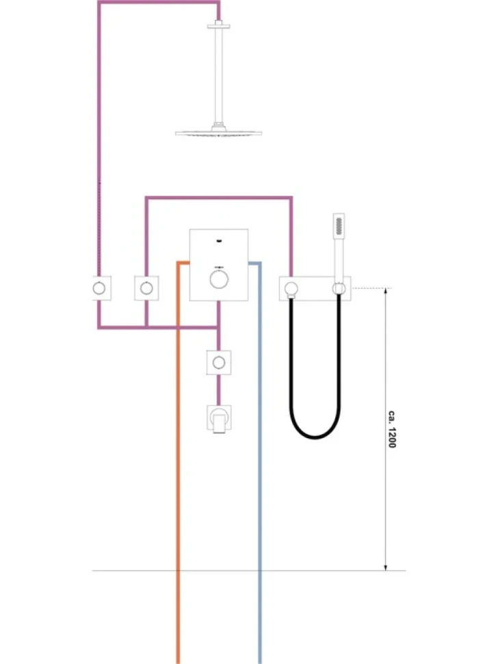 Кронштейн для верхнего душа Grohe Rainshower 28497000