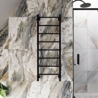 Полотенцесушитель электрический Grota Simple K 0RAL9005 EL 43х120, матовый черный
