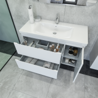 Мебель для ванной комнаты Caprigo Forte 100 R белая