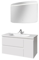 Мебель для ванной комнаты Caprigo Forte 100 R белая