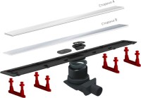 Душевой трап (лоток) Pestan Confluo Frameless Line 850 white glass