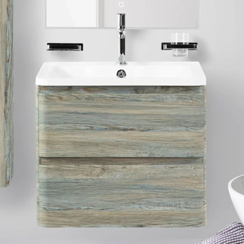 Тумба с раковиной BelBagno Albano 70 подвесная, pino scania