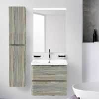 Тумба с раковиной BelBagno Albano 70 подвесная, pino scania