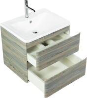 Тумба с раковиной BelBagno Albano 70 подвесная, pino scania