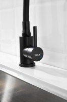 Смеситель для кухни BELZ B810 B74810-7 с гибким изливом, черный