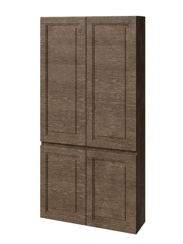 Шкаф-пенал для ванной Caprigo Wales 80 шоколадный орех