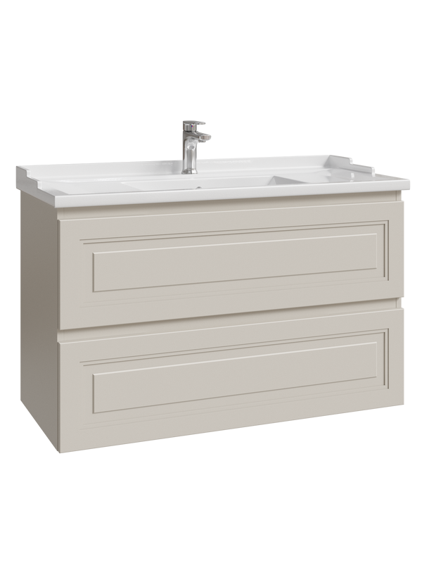 Тумба с раковиной Caprigo Wales 100 беж лайт