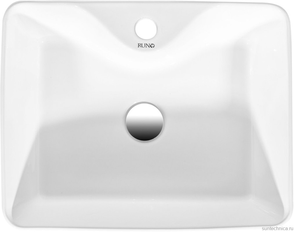 Тумба с раковиной Runo Бари 60 крафтовый дуб, раковина Lavello 50