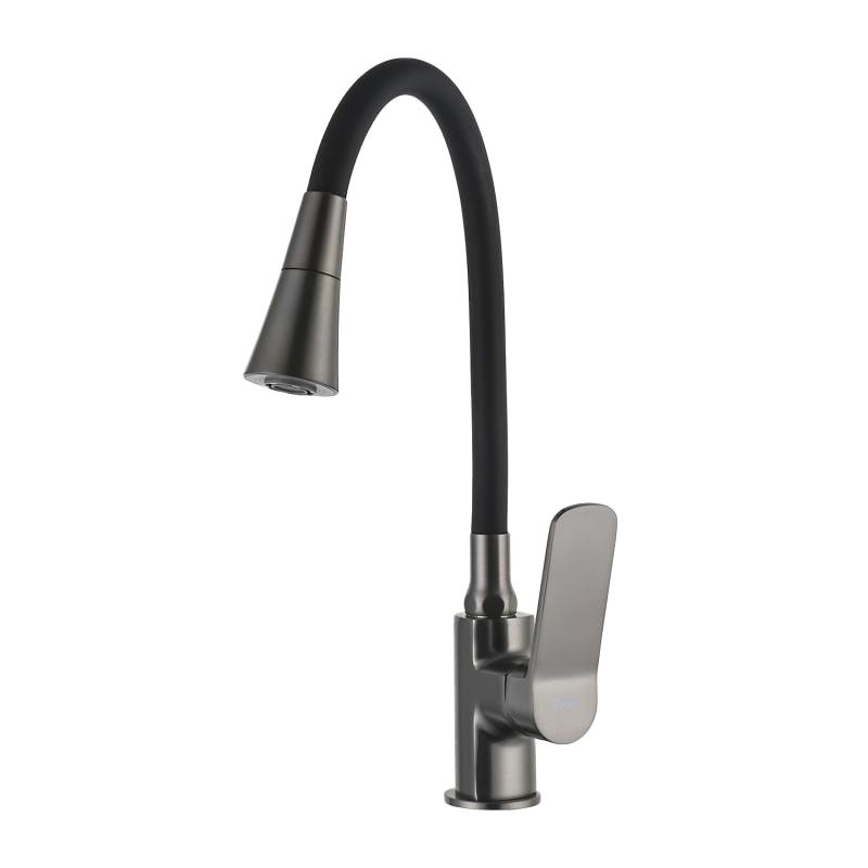 Смеситель для кухни Frap H62-9 F4462-9 оружейная сталь