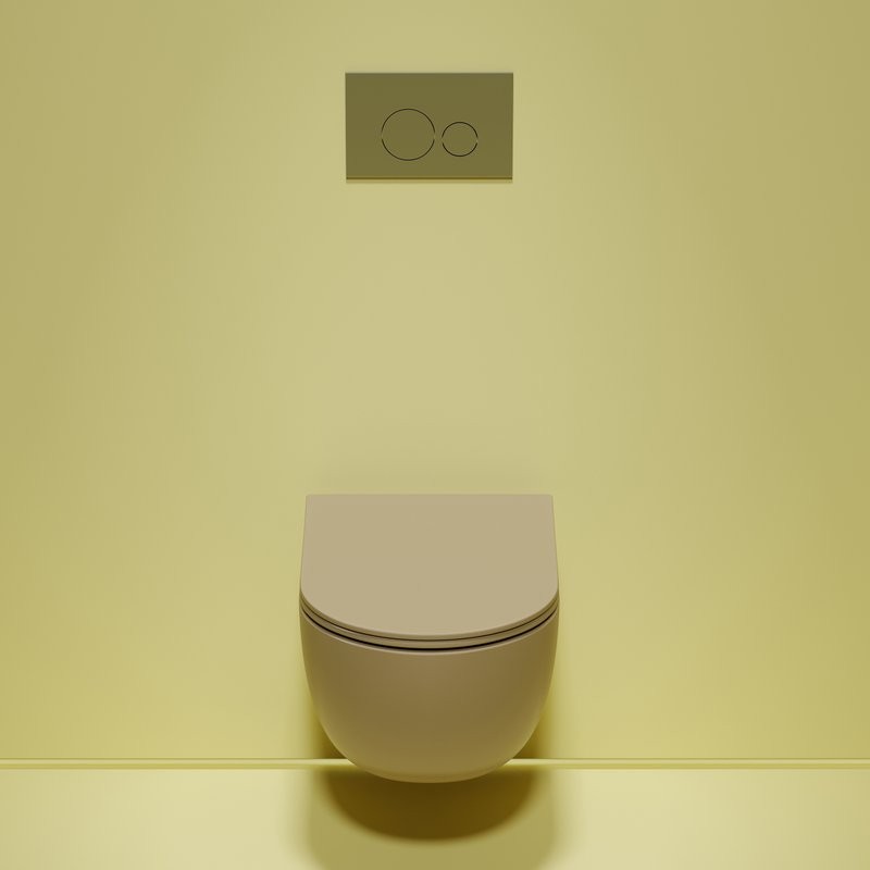 Унитаз подвесной Ceramicanova Modena Rimless CN6063MC капучино матовый