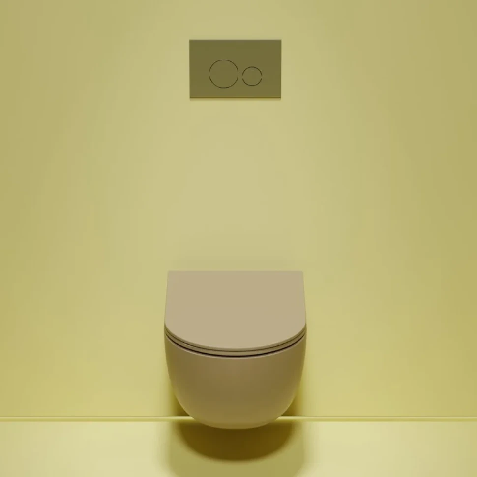 Унитаз подвесной Ceramicanova Modena Rimless CN6063MC капучино матовый