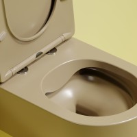Унитаз подвесной Ceramicanova Modena Rimless CN6063MC капучино матовый