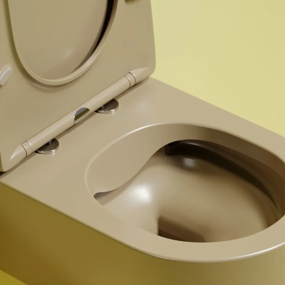 Унитаз подвесной Ceramicanova Modena Rimless CN6063MC капучино матовый
