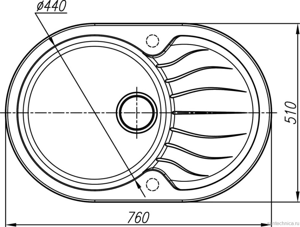 Мойка кухонная Dr. Gans Berta 760 терра