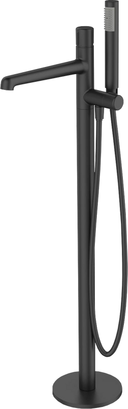 Напольный смеситель для ванны с душем BelBagno Uno FMT NERO С ВНУТРЕННЕЙ ЧАСТЬЮ