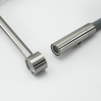 Смеситель для кухни Gappo G4398-55 с гибким изливом, сатин