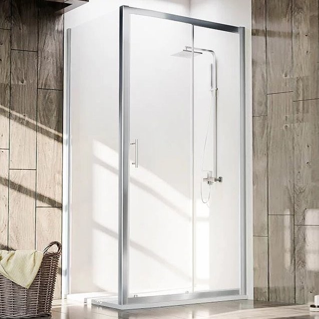 Душевой уголок Veconi Rovigo RV-072 100x70, профиль хром