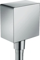 Шланговое подключение Hansgrohe Fixfit Square 26455000 Шланговое подключение Hansgrohe Fixfit Square 26455000