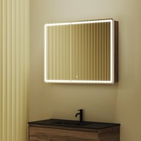 Зеркало-шкаф Sancos Mirror 100, с подсветкой, дуб чарльстон