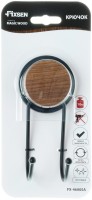 Крючок Fixsen Magic Wood FX-46005A двойной, черный
