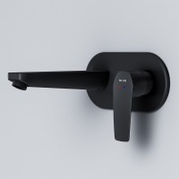 Смеситель для раковины AM.PM Gem F90A72222 С ВНУТРЕННЕЙ ЧАСТЬЮ, черный