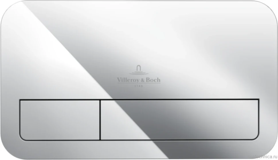 Комплект Унитаз подвесной Villeroy & Boch O.Novo 5660HR01 alpin, безободковый + Кнопка Viconnect 9224 9061 хром + Инсталляция 9224 6100