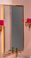 Зеркало Armadi Art Monaco 70 бордо, золото, с подсветкой