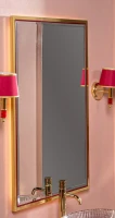 Зеркало Armadi Art Monaco 70 бордо, золото, с подсветкой