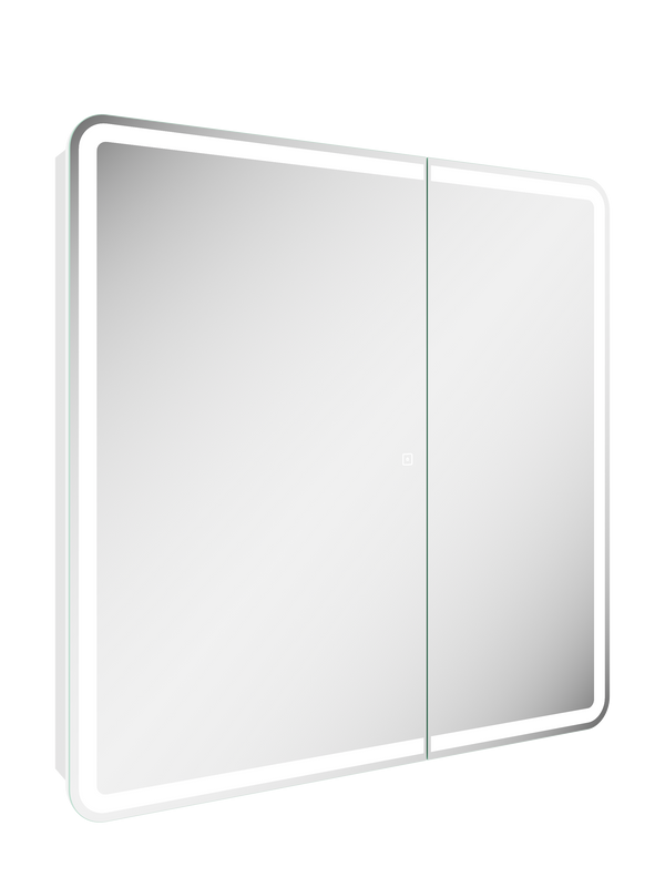 Зеркало-шкаф Sancos Diva DIV800 80, с подсветкой, белый