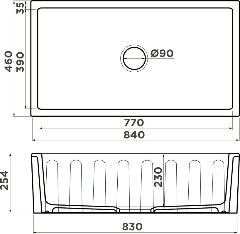 Комплект Мойка Omoikiri Mikura 83-WH белая + Измельчитель Nagare slim 1250-AZ azur blue