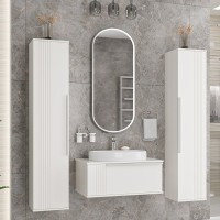 Мебель для ванной комнаты Brevita Savoy 80 подвесная, белая