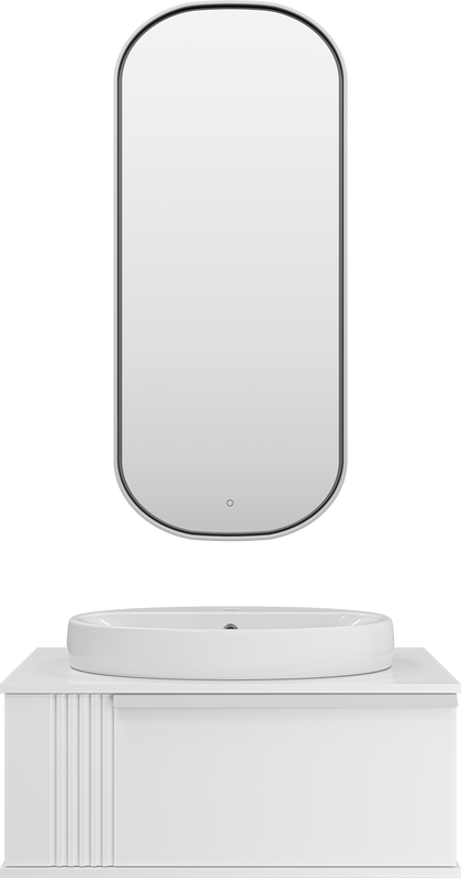 Мебель для ванной комнаты Brevita Savoy 80 подвесная, белая